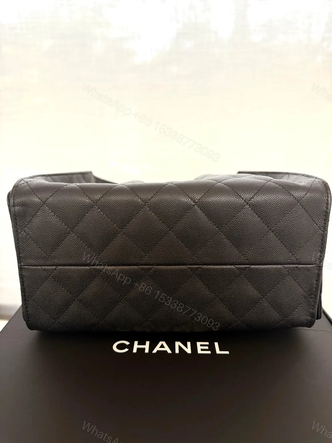View 3 of Chanel 25 Small Black Sliver Hardware
