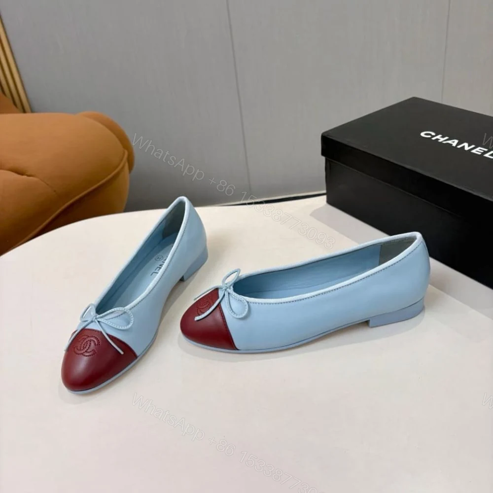 View 6 of Chanel Ballerine Blue Maroon