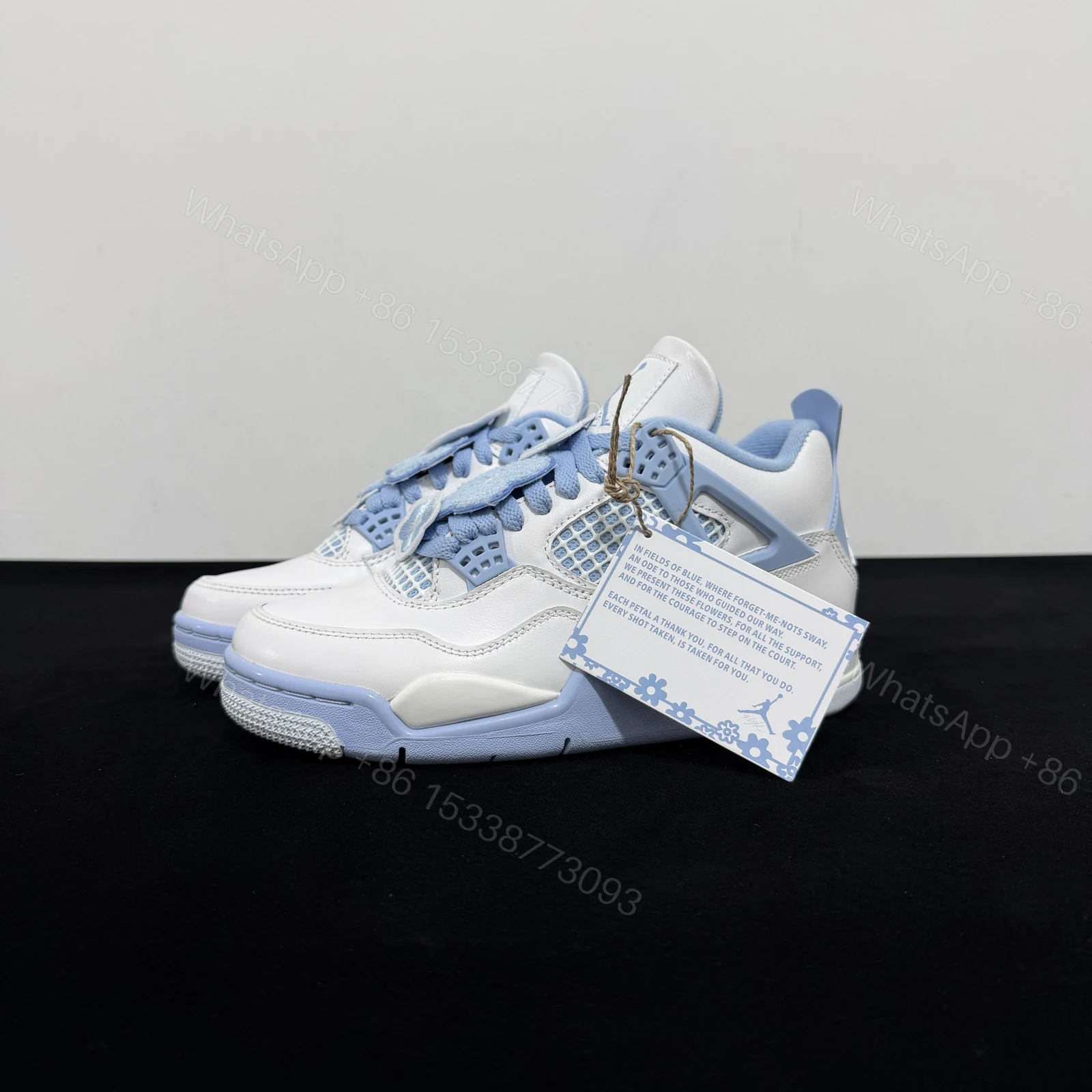 View 8 of Air Jordan 4 Retro Aluminum Replica