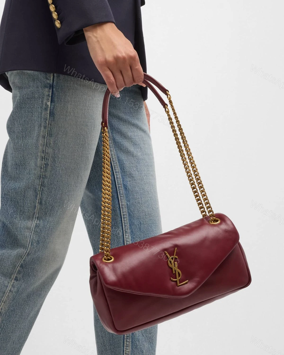 View 5 of YSL Saint Laurent Calypso Shoulder Bag First Copy | AAA+ Replica Designer Bag