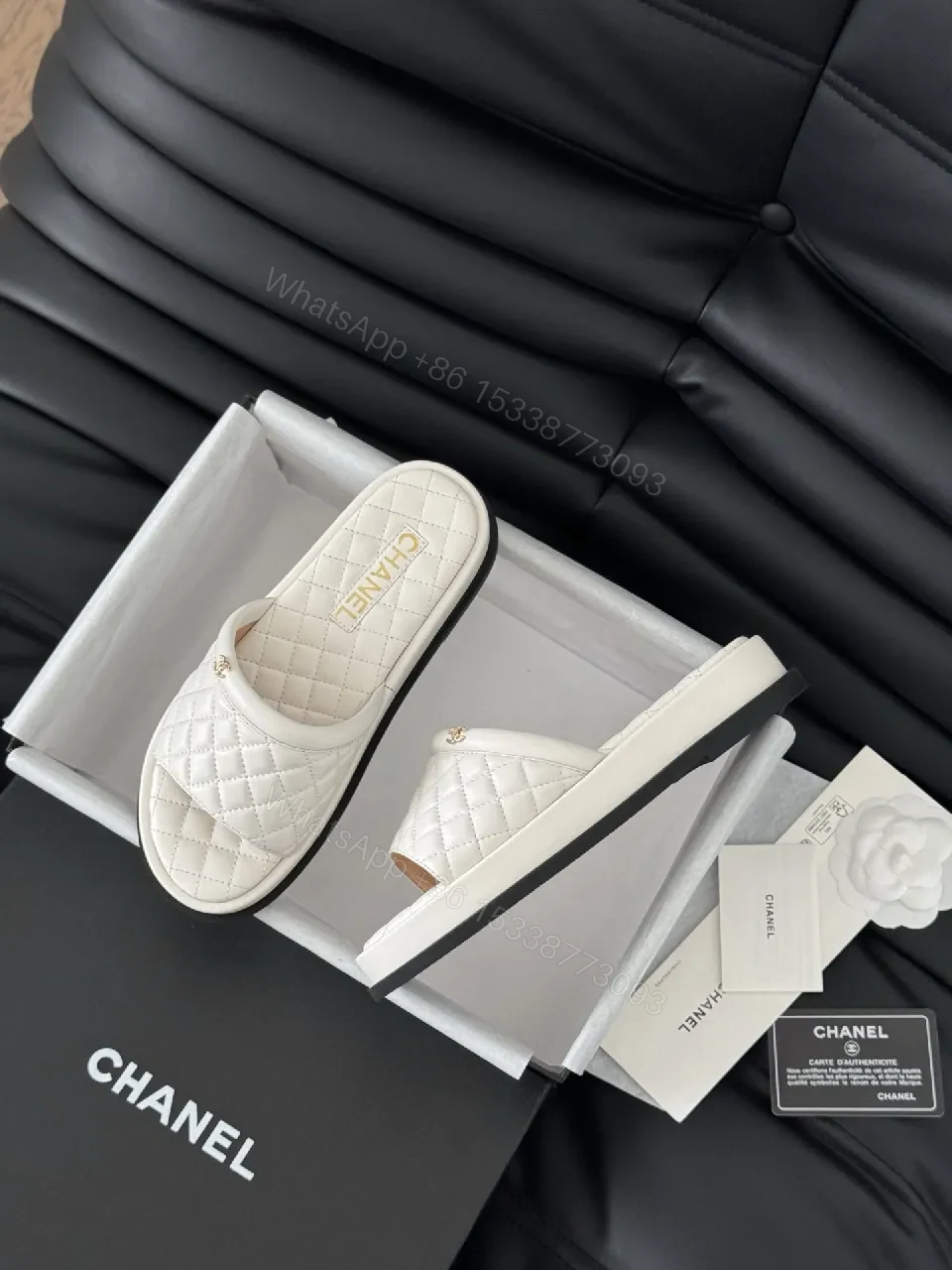 View 8 of Textured Quilted Slide: Effortless Everyday Luxury