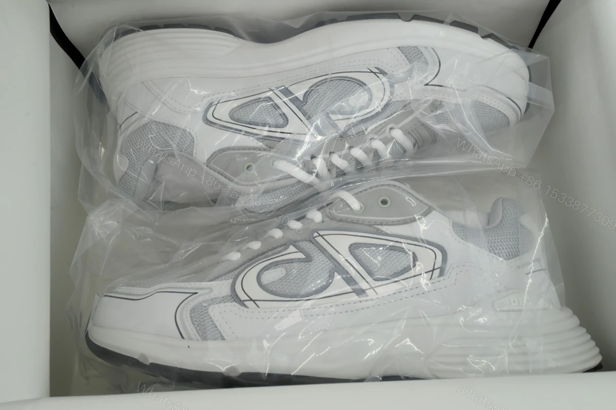 View 8 of Dior B30 Sneakers Grey White