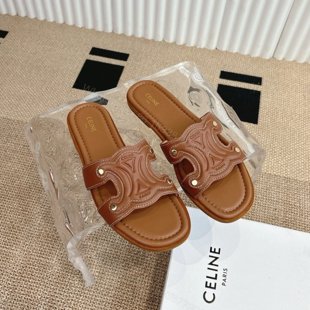 View 4 of CELINE MARINA MULE BROWN 364783767C 04LU