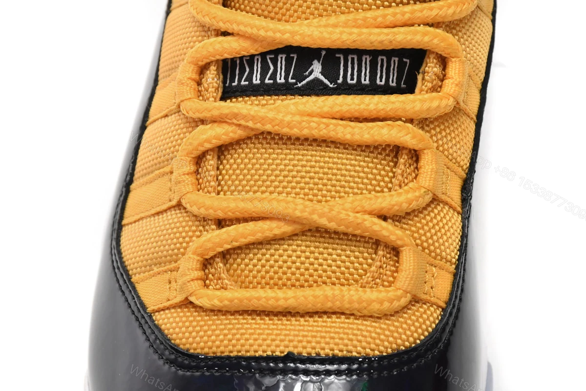 View 5 of Air Jordan 11 High Retro Black Yellow CT8012-118