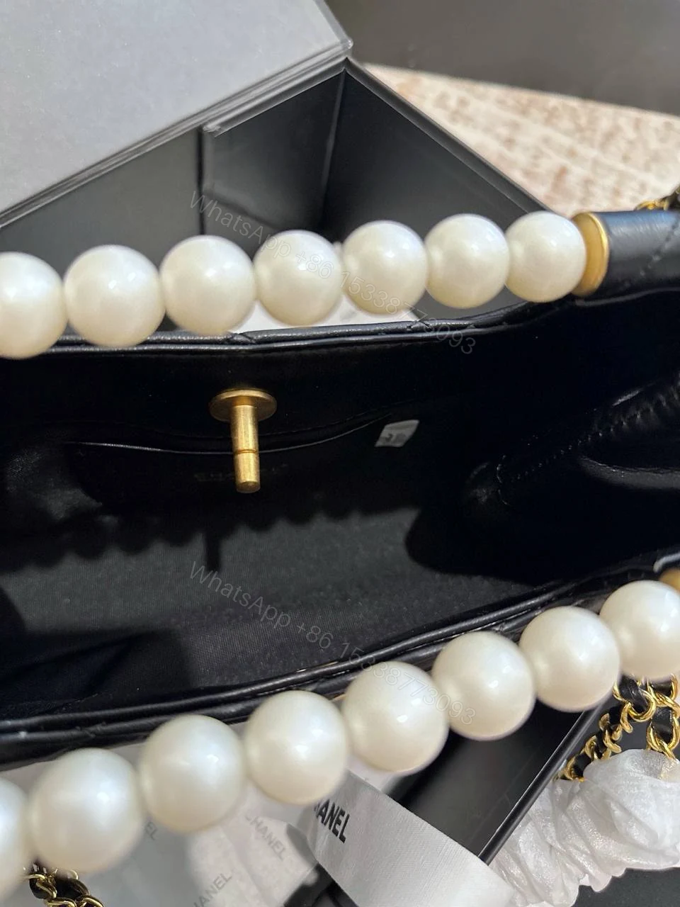 Chanel New Pearl Clutch Bag — view 2