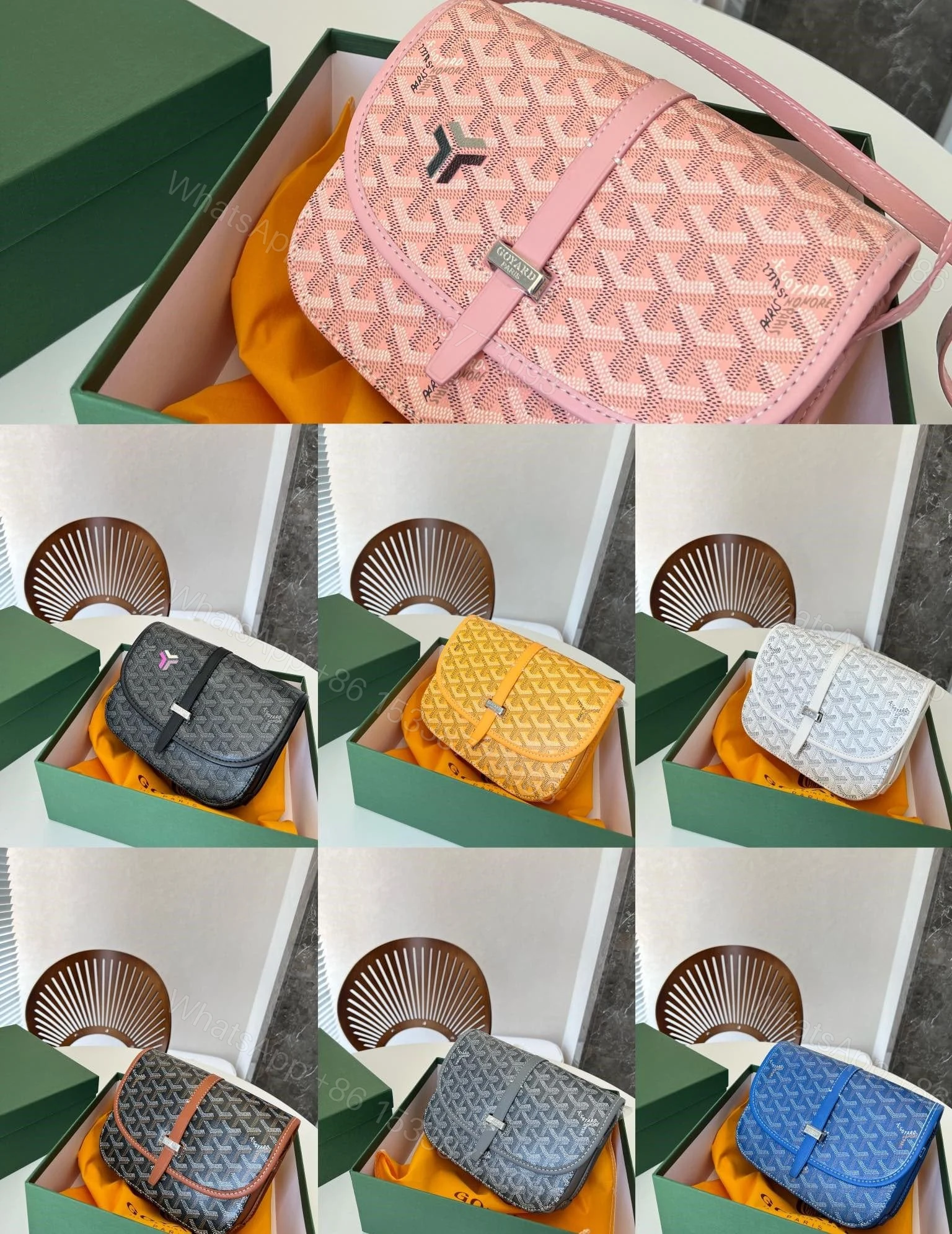 View 3 of GOYARD BELVEDERE PM BAG WHITE 22CM BELVE3PMLTY50CG50P