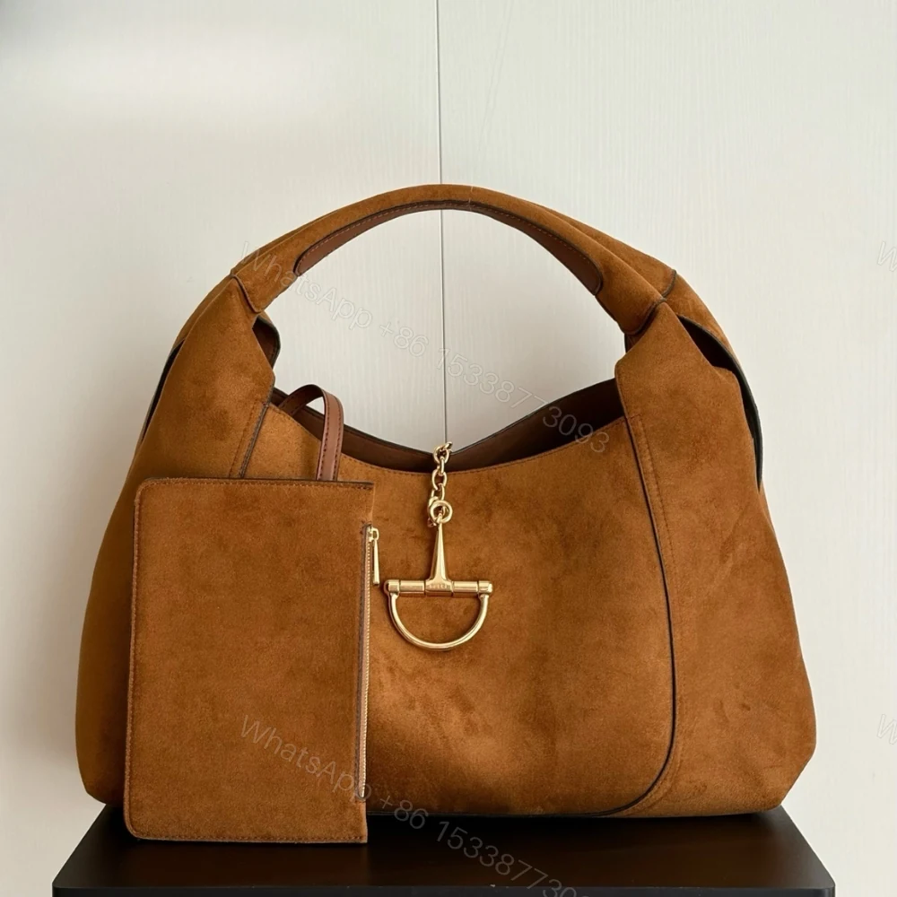 View 2 of Gucci Softbit Maxi Shoulder Bag Brown 46Cm