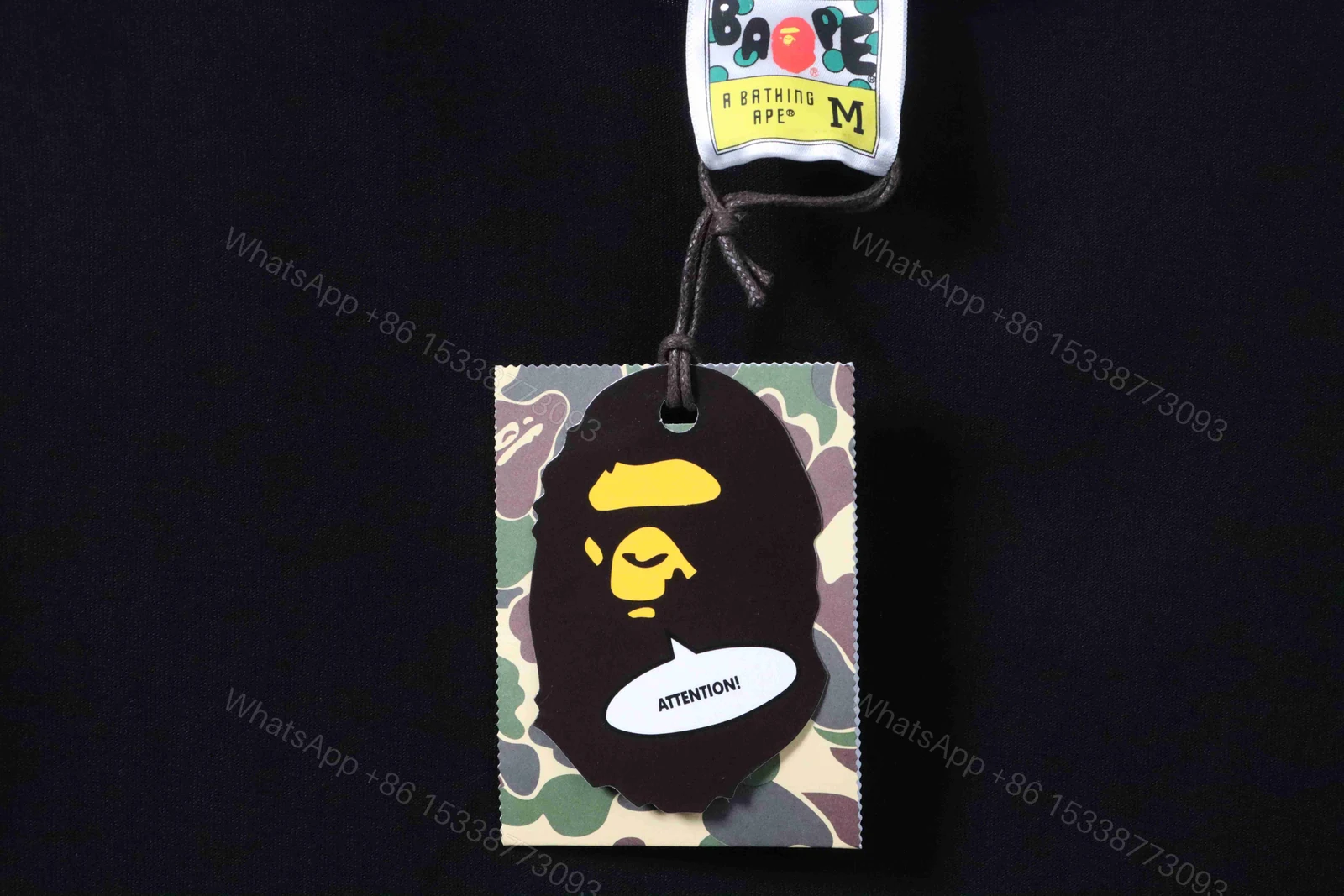 View 6 of BAPE outlined ape head T-Shirt