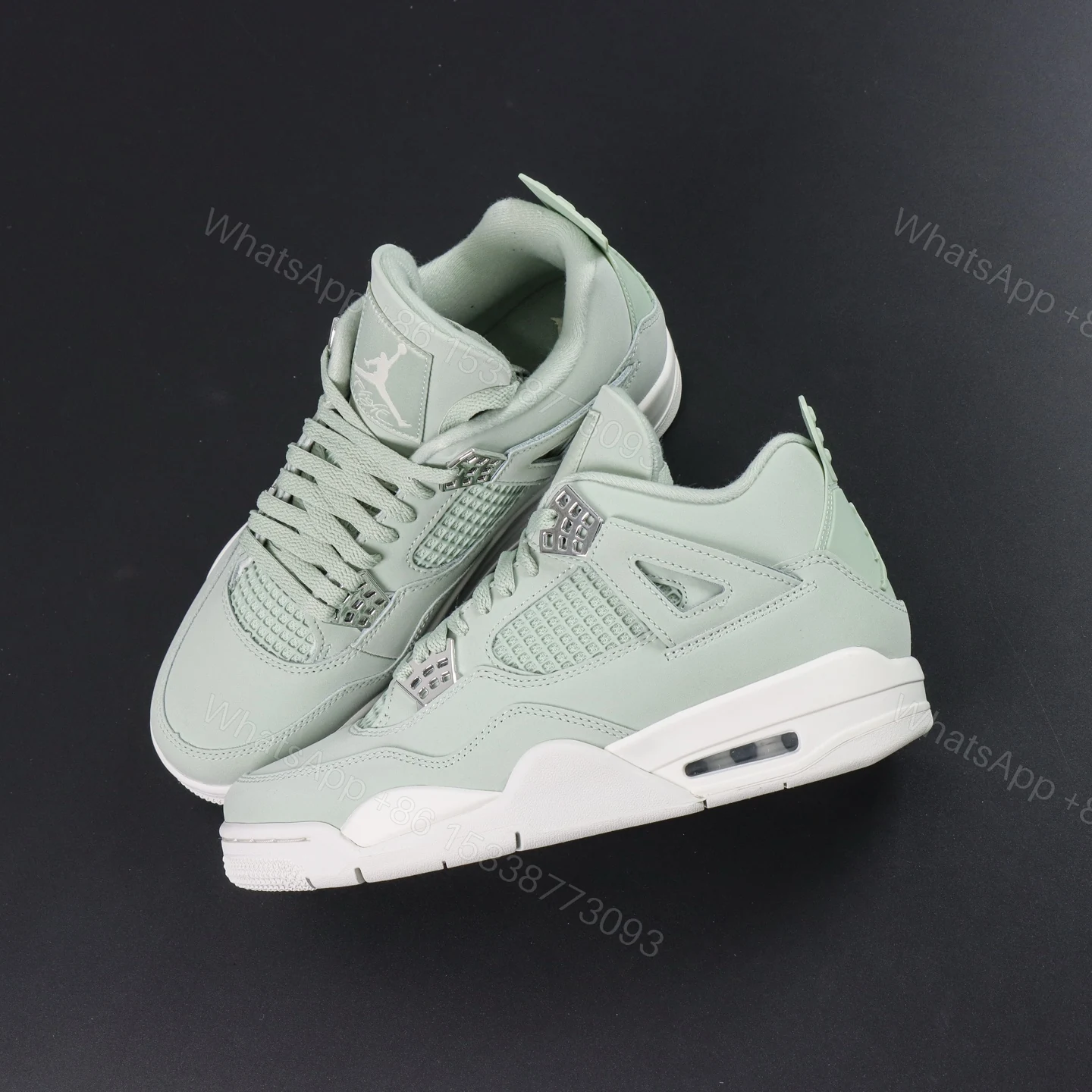 View 5 of Air Jordan 4 Retro Seafoam Sail Reps