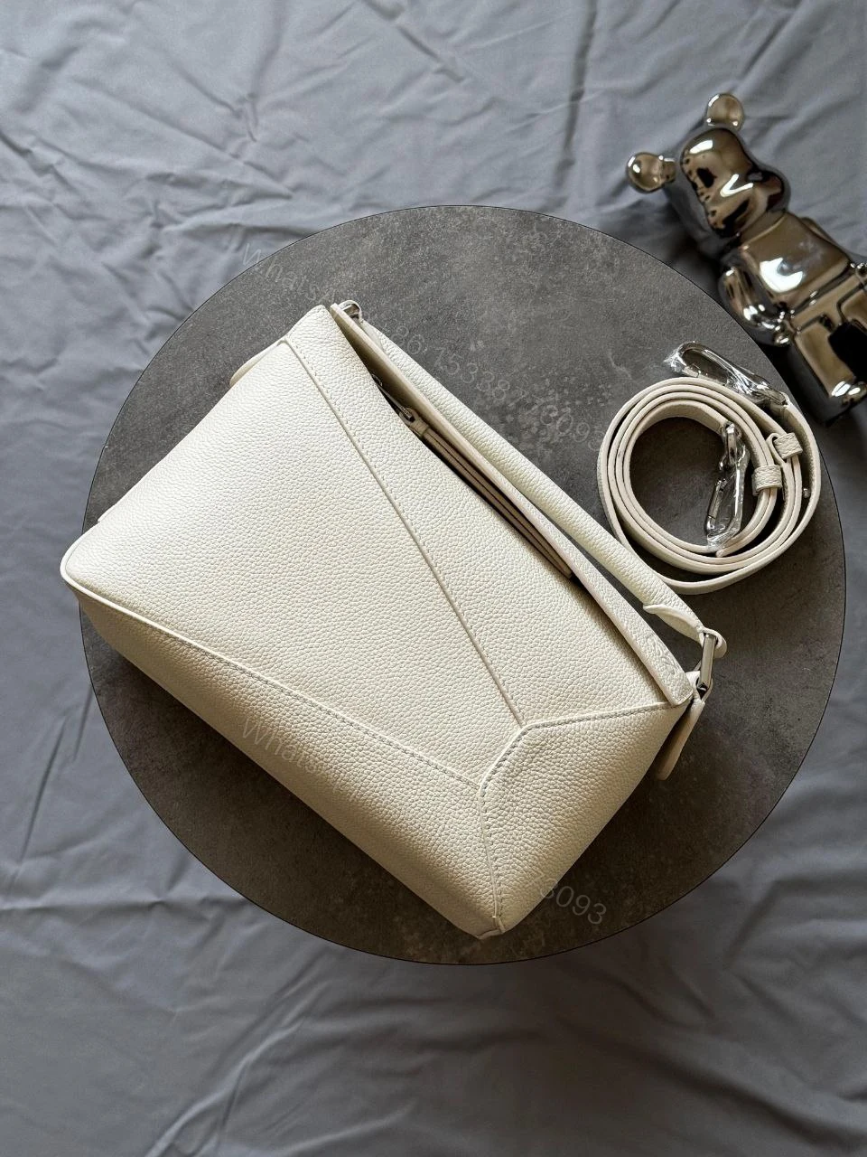 View 5 of LOEWE small Puzzle leather bag