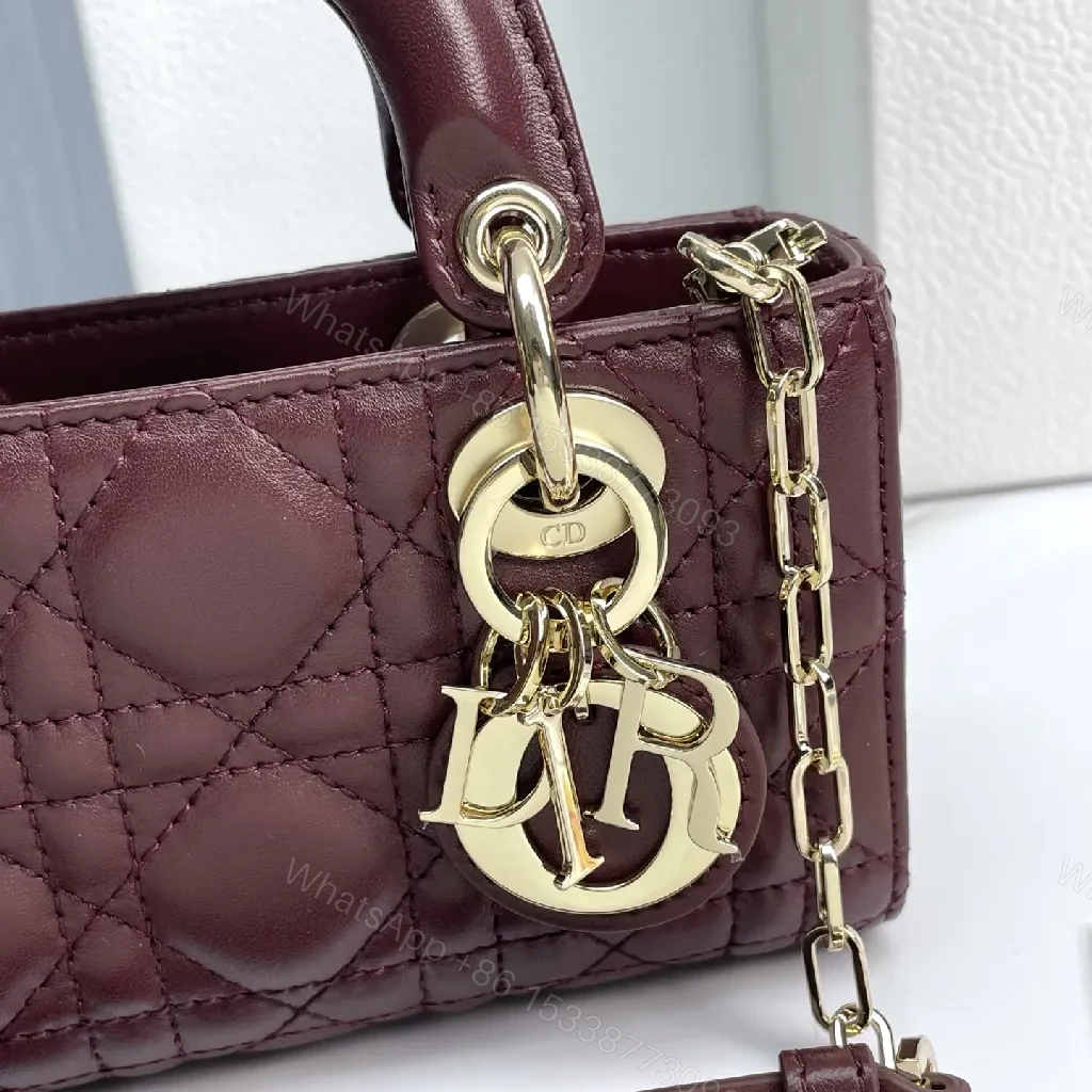 View 4 of Compact Velvet-Red Quilted Handbag: City Luxury-Grained Comfort