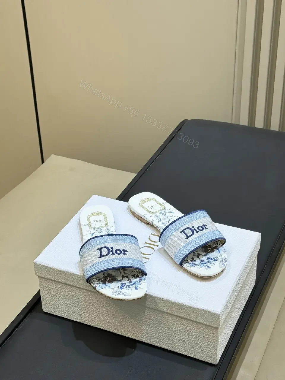 View 2 of Dior-Inspired Platform Slides: Everyday Luxury Underfoot