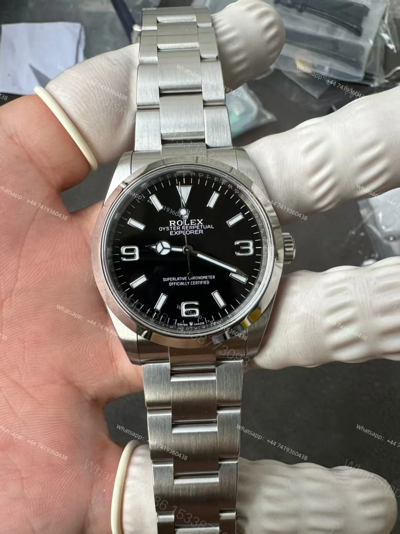 View 4 of Rolex Explorer M124270-0001 1:1 Replica Black Dial 36MM 3230 Movement Super Clone Watch