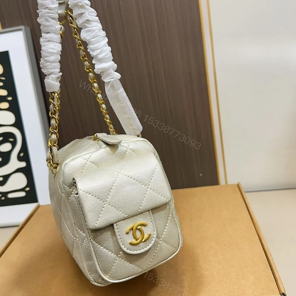 View 6 of Chanel Small Bowling Bag Light Beige 25Cm