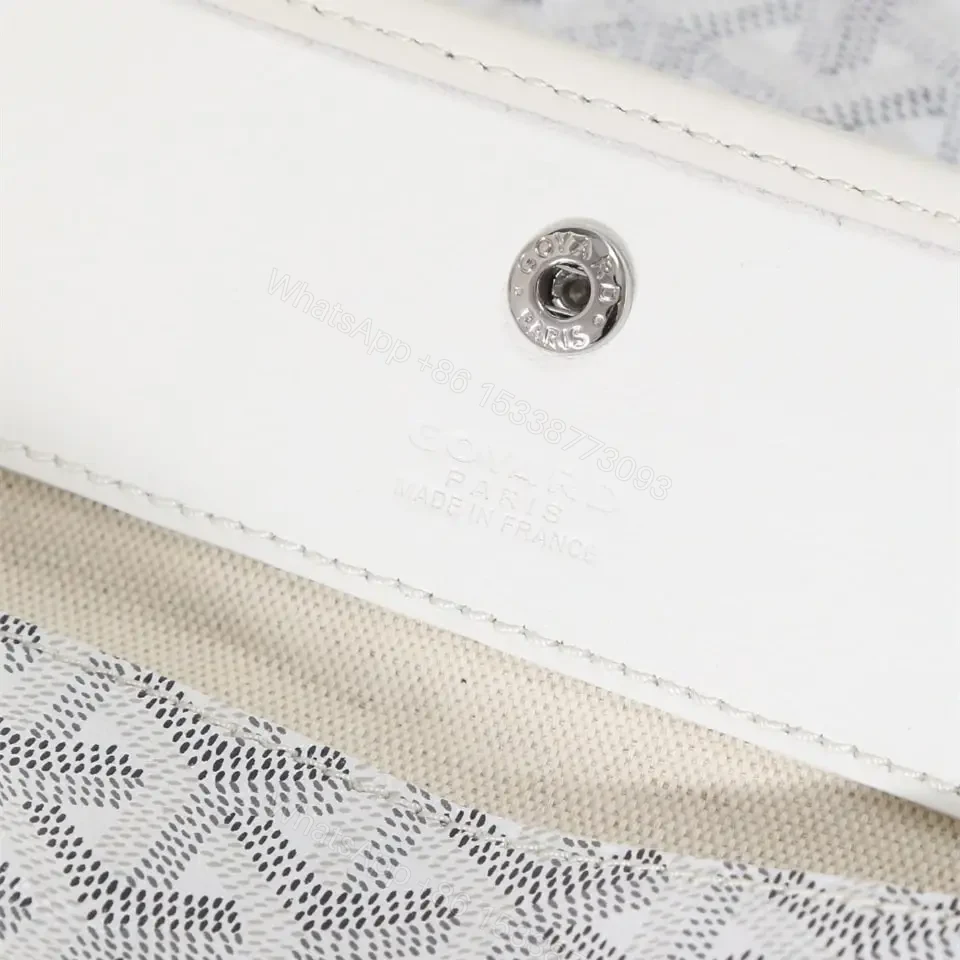 View 15 of 高仿Goyard*STLOUIP9滿印Tote手提袋白色免檢版小號