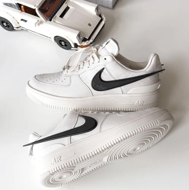 View 3 of FIRST COPY NIKE AIRFORCE AMBUSH WHITE BLACK