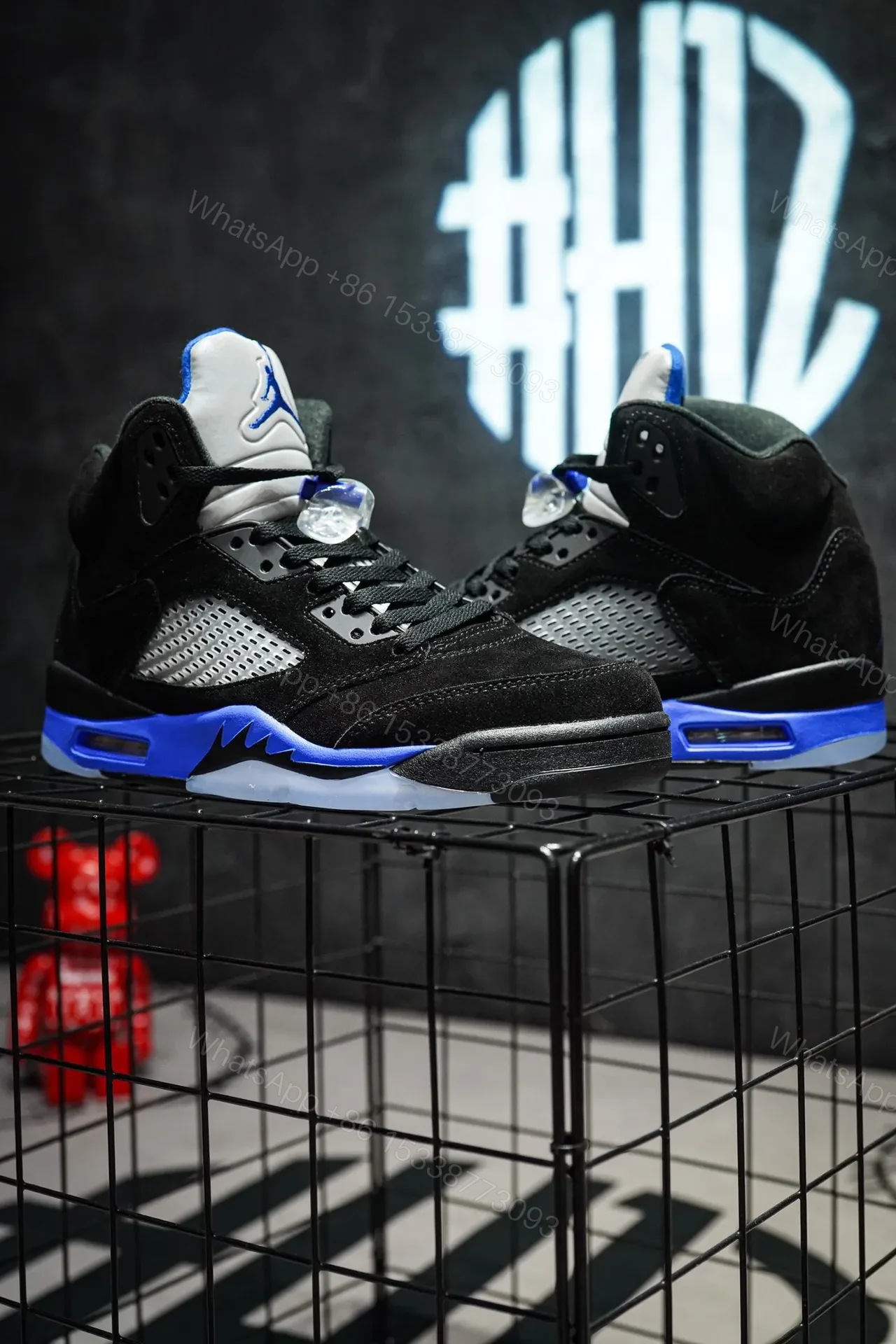 View 2 of Air Jordan 5 Retro “Racer Blue” Replicas