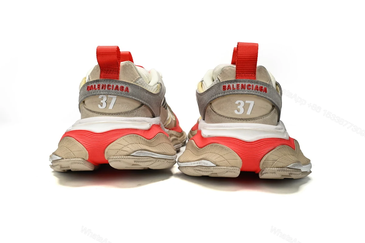 View 3 of Balenciaga CARGO Sneaker Beige Red 784339-W2MV5-0325