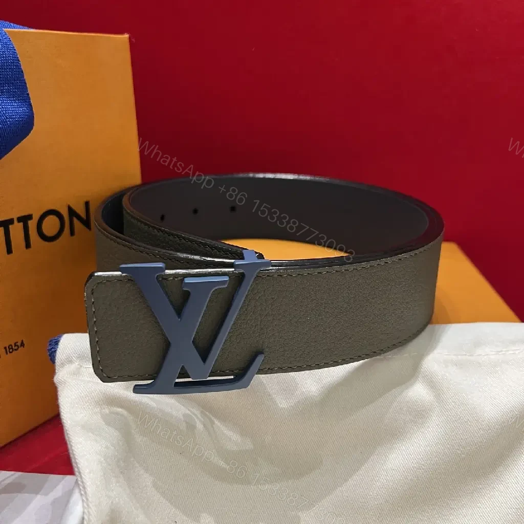 View 4 of Minimalist Luxury Belt with Bold LV Hardware: Refined Everyday Edge