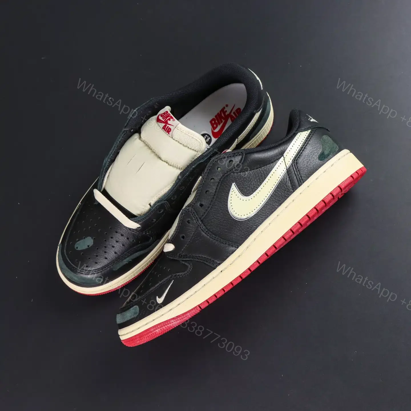 View 7 of Nigel Sylvester x Air Jordan 1 Low OG Nitro “Better With Time” Reps