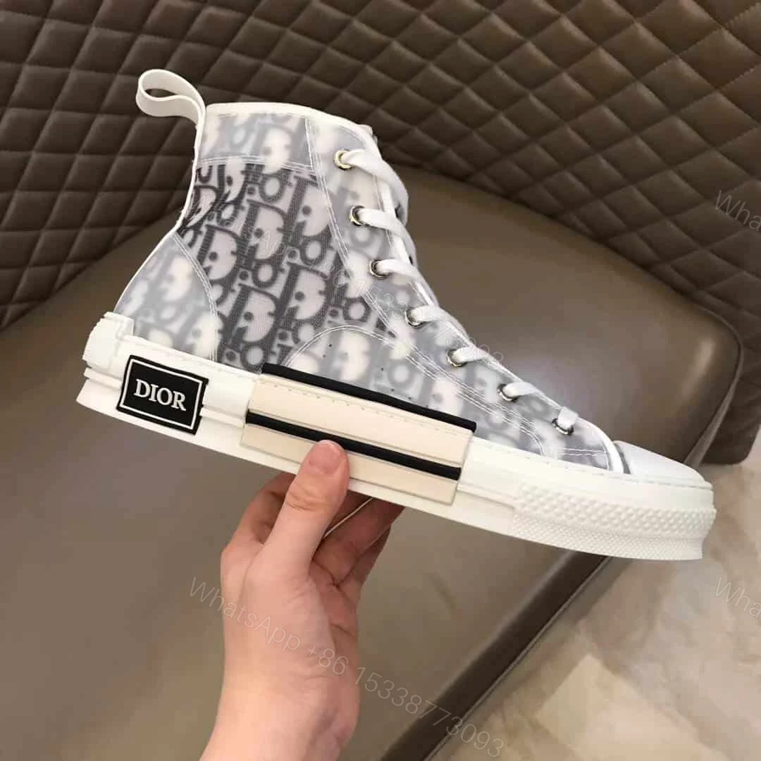 View 2 of DIOR “B23” HIGH-TOP DIOR OBLIQUE SNEAKER – CD14
