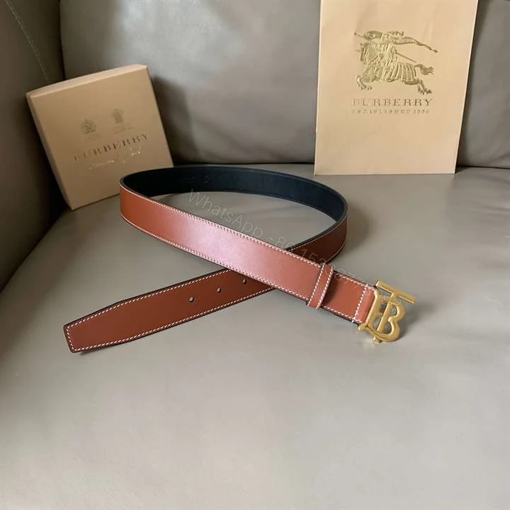 View 6 of BURBERRY MONOGRAM MOTIF BUCKLE BELT – B32