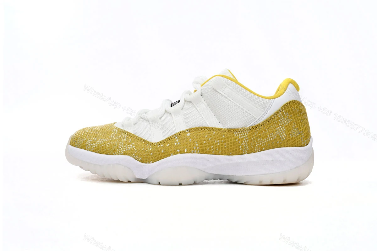 View 11 of Air Jordan 11 Retro Low WMNS “Yellow Snakeskin AH7860-107