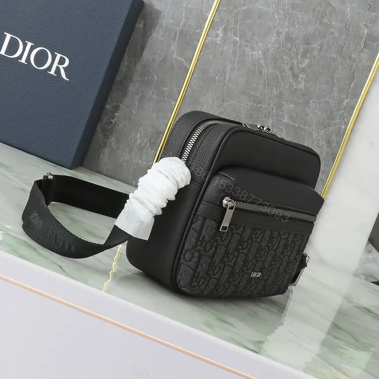 View 5 of Compact Dior-Inspired Crossbody: Structured, Versatile, Luxe Convenience