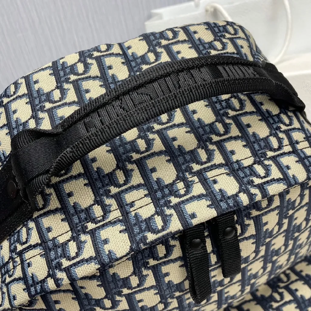 View 2 of Bold Monogram Backpack: Designer-Inspired, Water-Resistant Leatherette