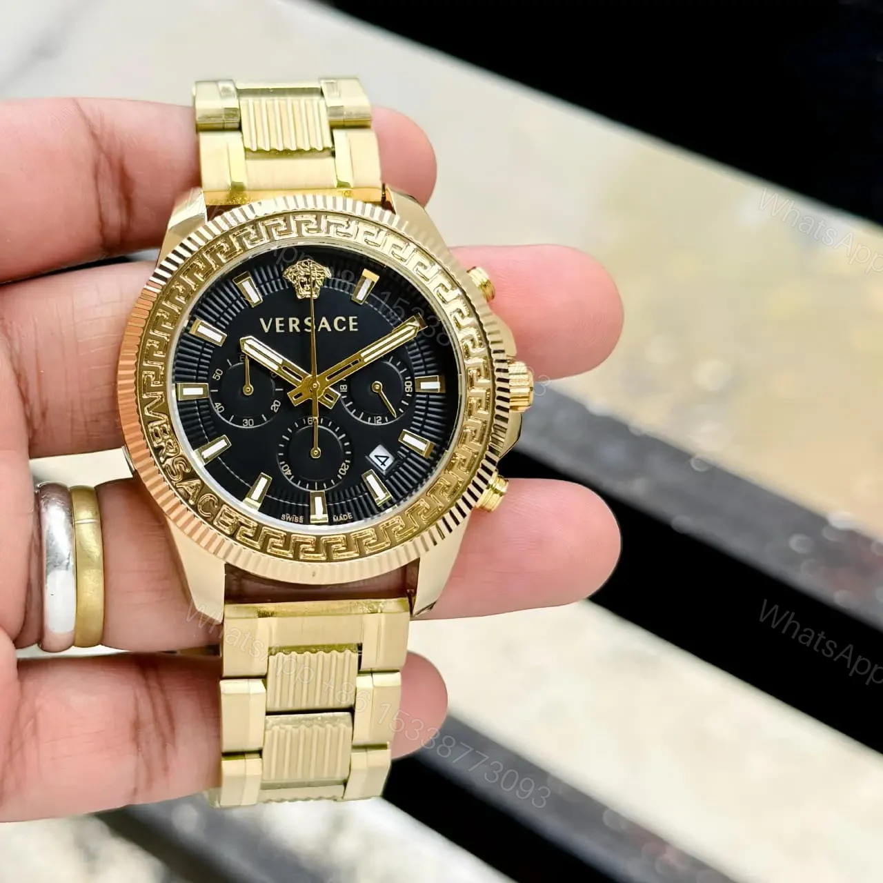 View 3 of Versace Greca Working Chronograph