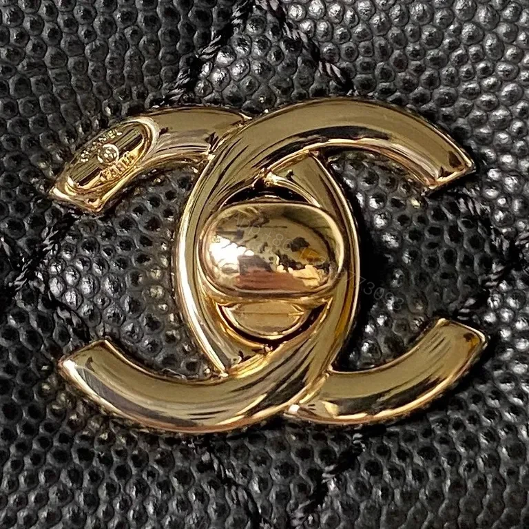 View 8 of Black Quilted Calfskin Handbag â€” Chanel-Inspired, Gold Hardware, Everyday Luxury