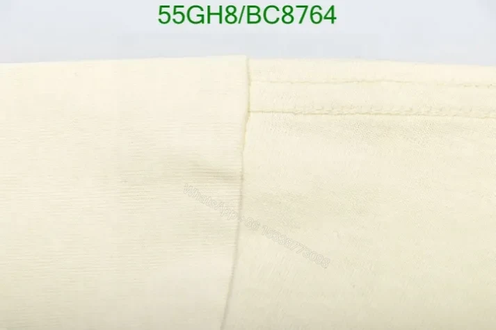 View 5 of Gucci Logo White Cotton T Shirt Replica- Model BC8764
