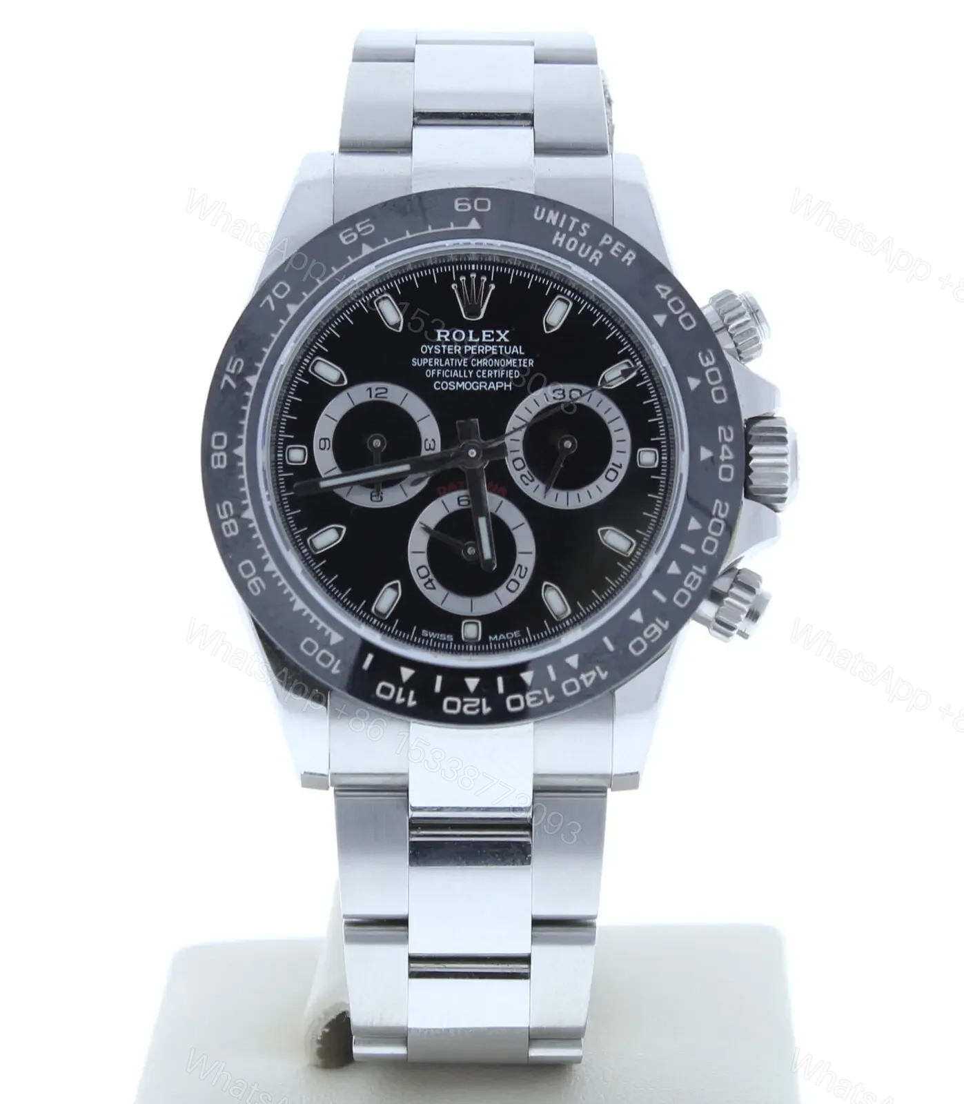 Rolex Daytona Ceramic Bezel Stainless Steel Black Dial 116500LN 40mm — view 1