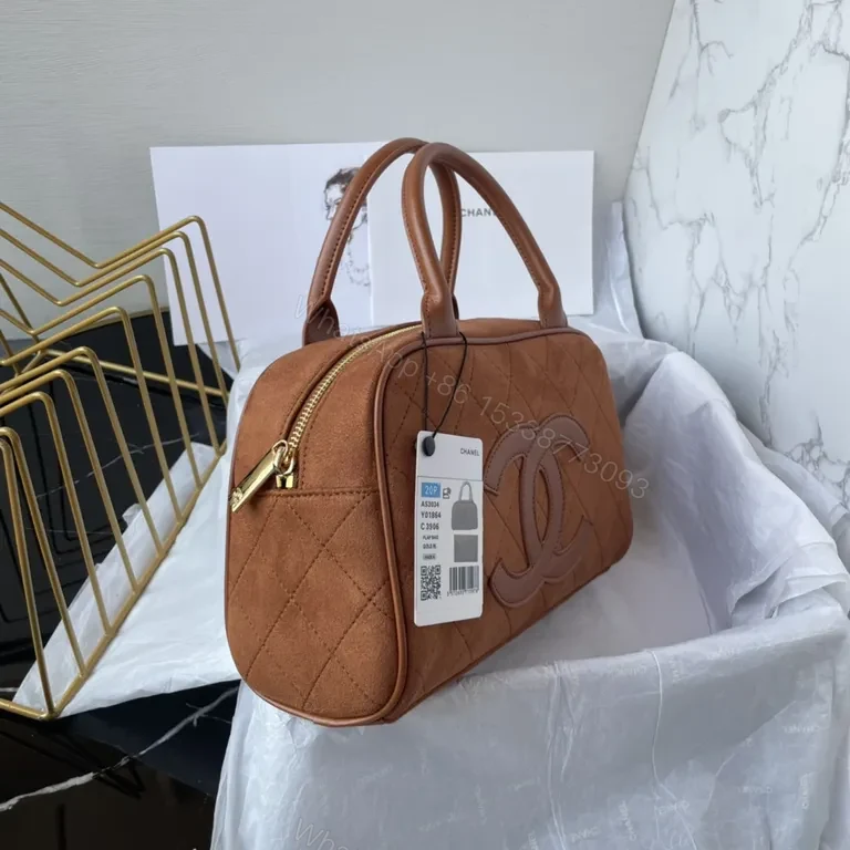 View 4 of Quilted Leather Handbag: Signature Logo, Everyday Luxe