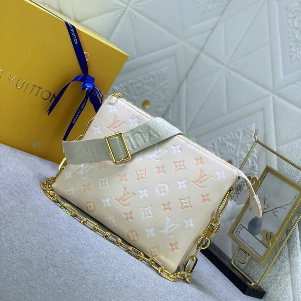 View 3 of Louis Vuitton Bolso Coussin PM Cream 26Cm M22398