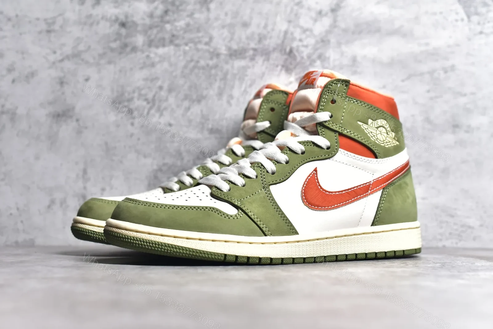 View 2 of Air Jordan 1 Retro High Celadon Reps