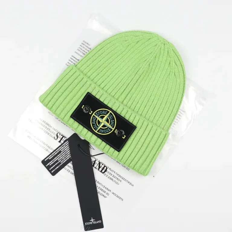 View 12 of Soft Ribbed Beanie with Stone Island Patch â€“ Everyday Warmth