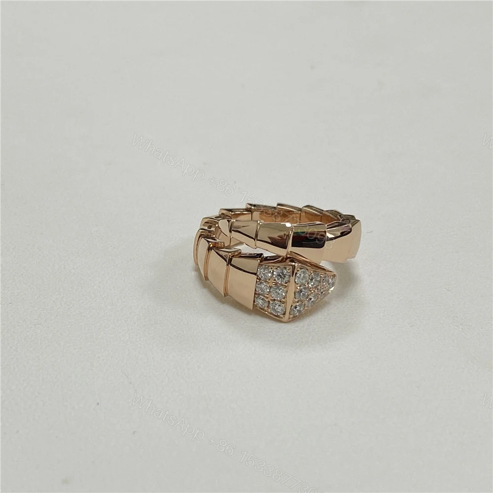 Bvlgari One Coil Serpenti Ring diamonds 113126 — view 1