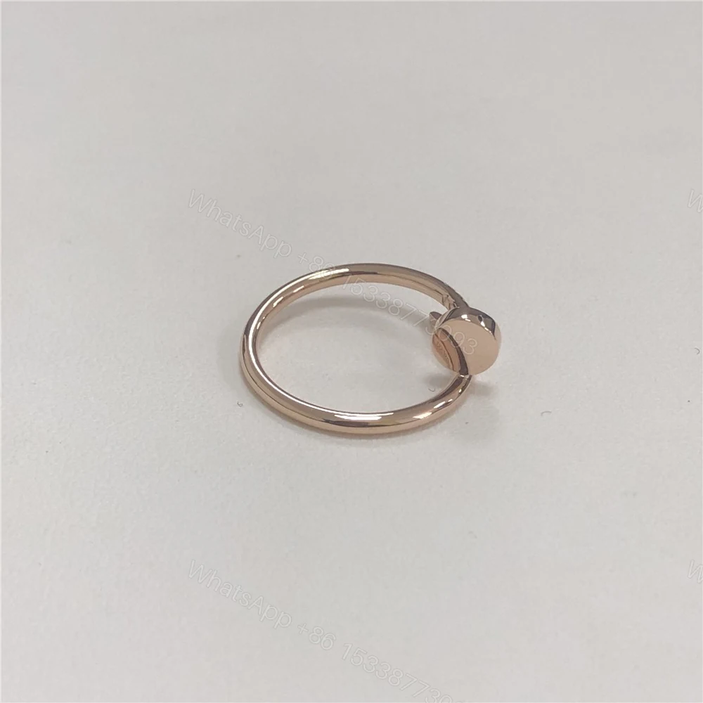 View 3 of Cartier 18K Rose Gold Juste Un Clou Ring Small Dupe