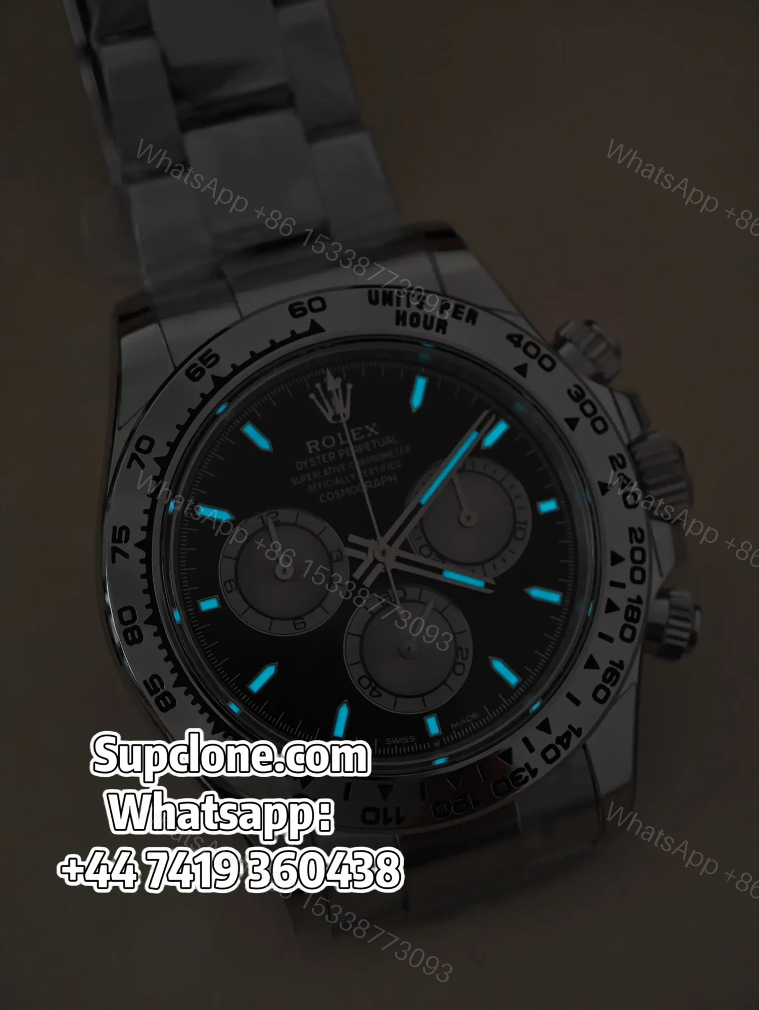 View 2 of Rolex Daytona Super Clone M126509-0001 Black Dial 4131 Movement