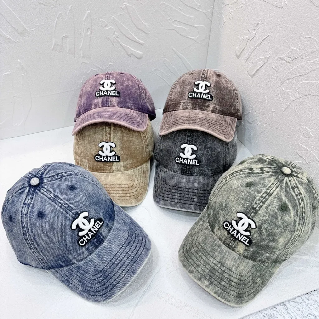 View 6 of Denim Chanel Emblem Cap â€” Modern Luxury, Effortless Presence