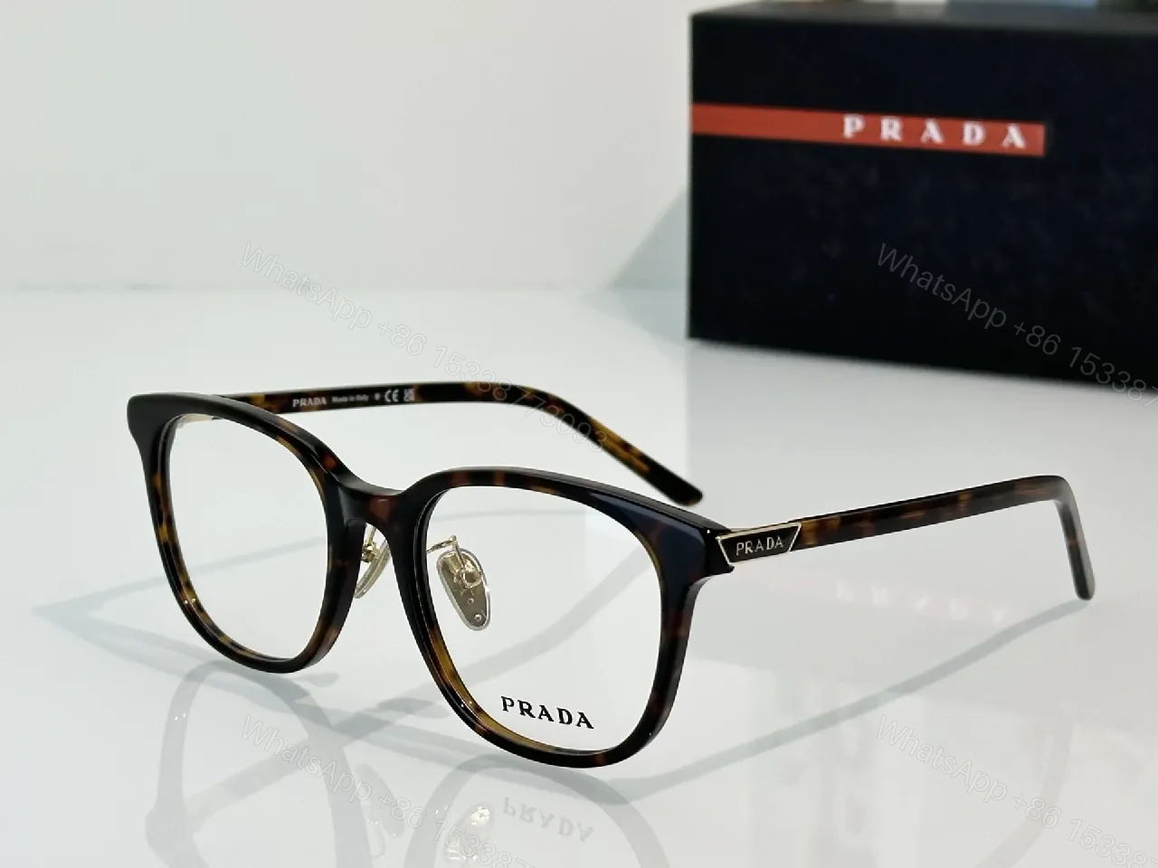 View 4 of Classic Black Acetate Eyeglasses, Designer-Inspired, Premium Comfort