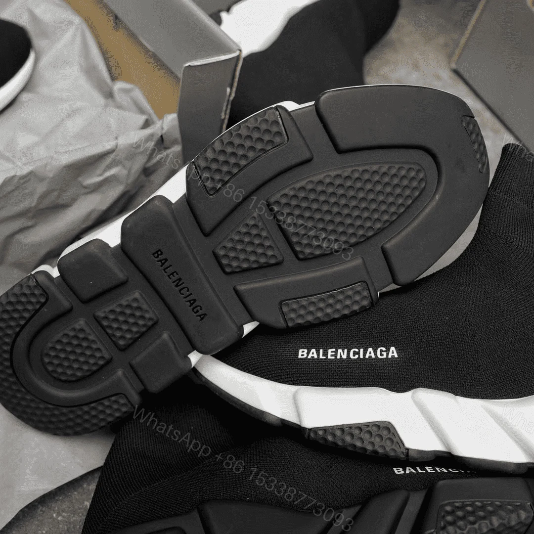 View 7 of BALENCIAGA SPEED TRAINER BLACK WHITE – BB10