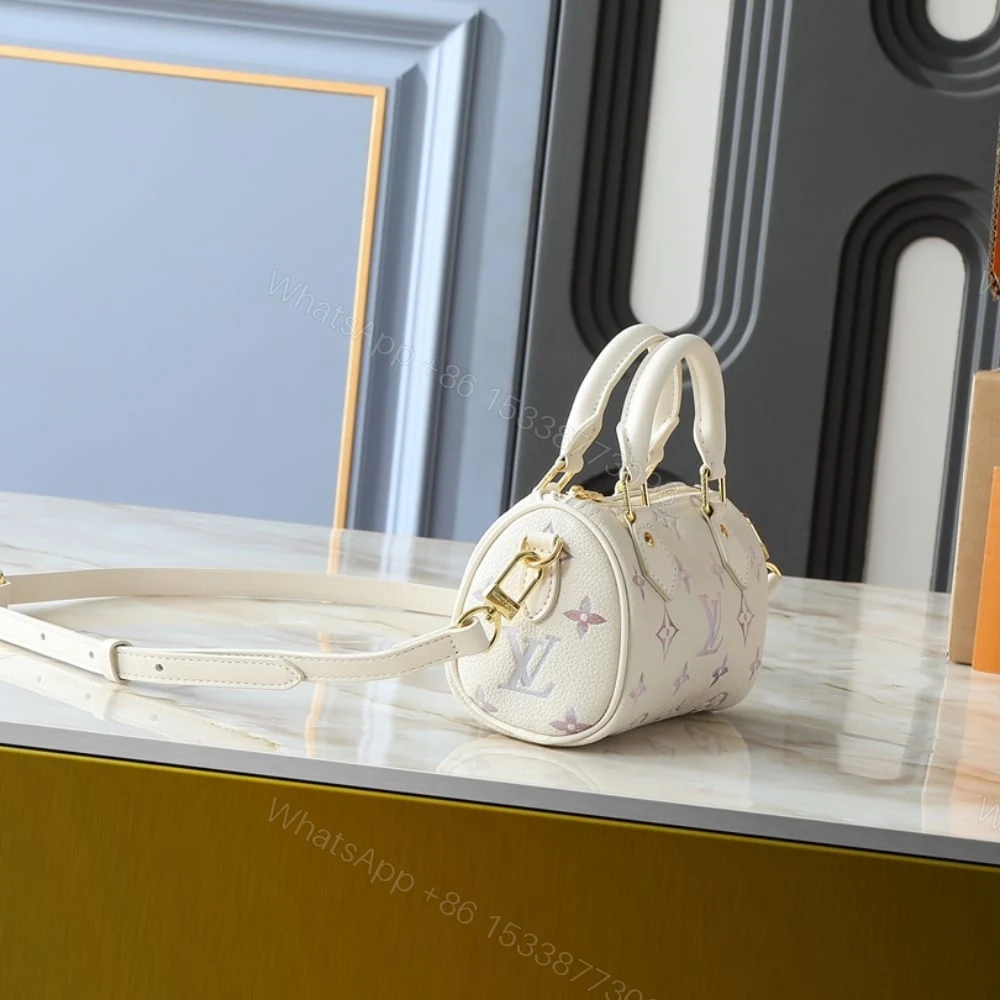View 3 of Louis Vuitton Nano Speedy Dream Beige 16Cm M25591
