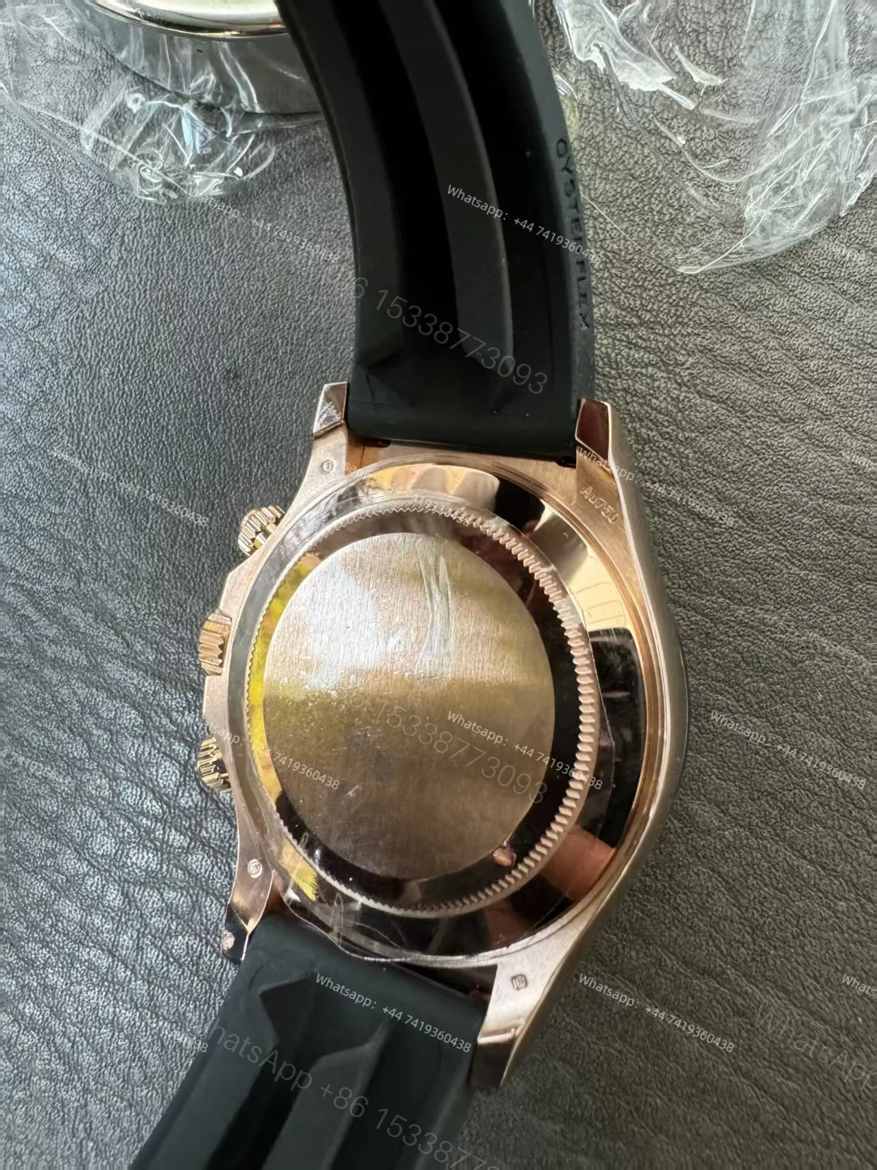 View 13 of Rolex Daytona Super Clone M116515LN-0015 Rose Gold Chocolate Dial 4130 Movement