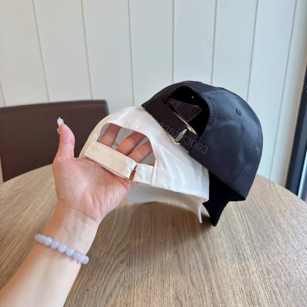 View 4 of Navy/White Cotton Cap — Structured Six-Panel, French-Carriage Luxe