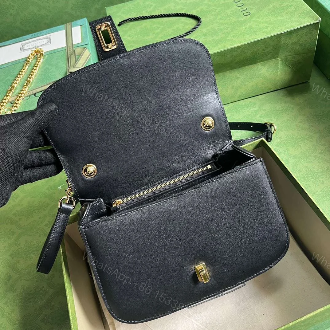 View 4 of Branded Women’s Handbag Gucci Blondie Handle Super Smooth Leather 23x15cm