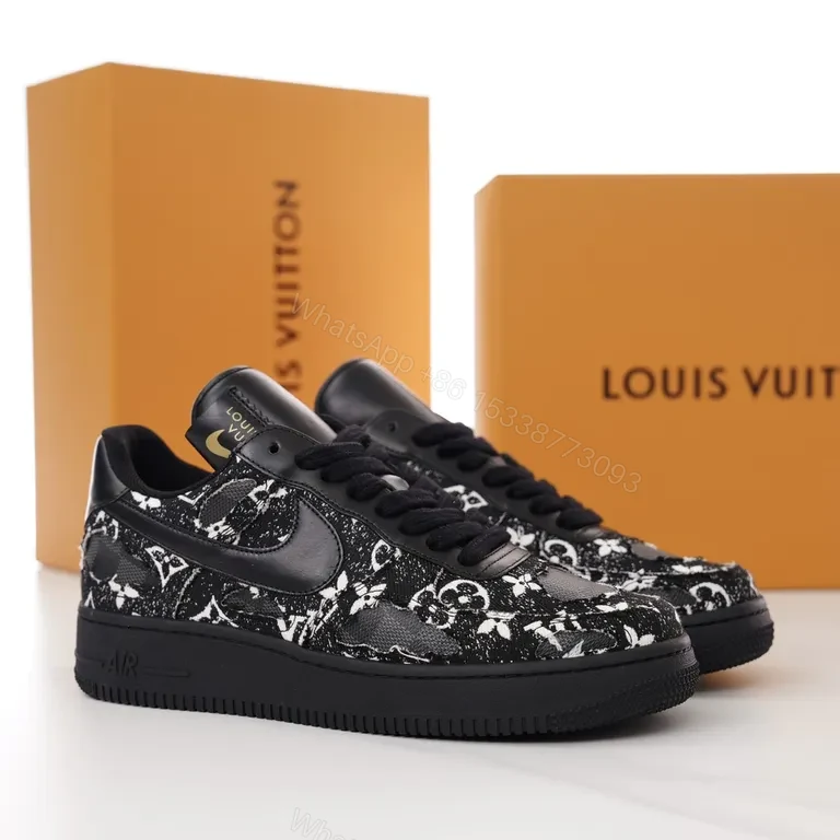 View 3 of Louis Vuitton Monogram Patterned Comfort Sneakers - Luxe Everyday Style
