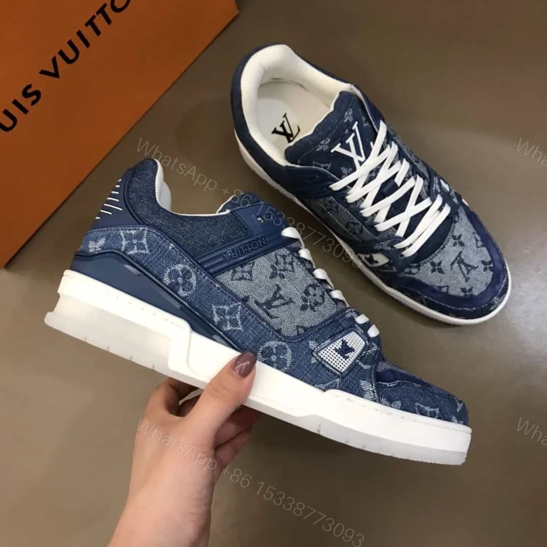 View 6 of VIRGIL ABLOH WRAPS LOUIS VUITTON 408 SNEAKER IN DENIM – LV122