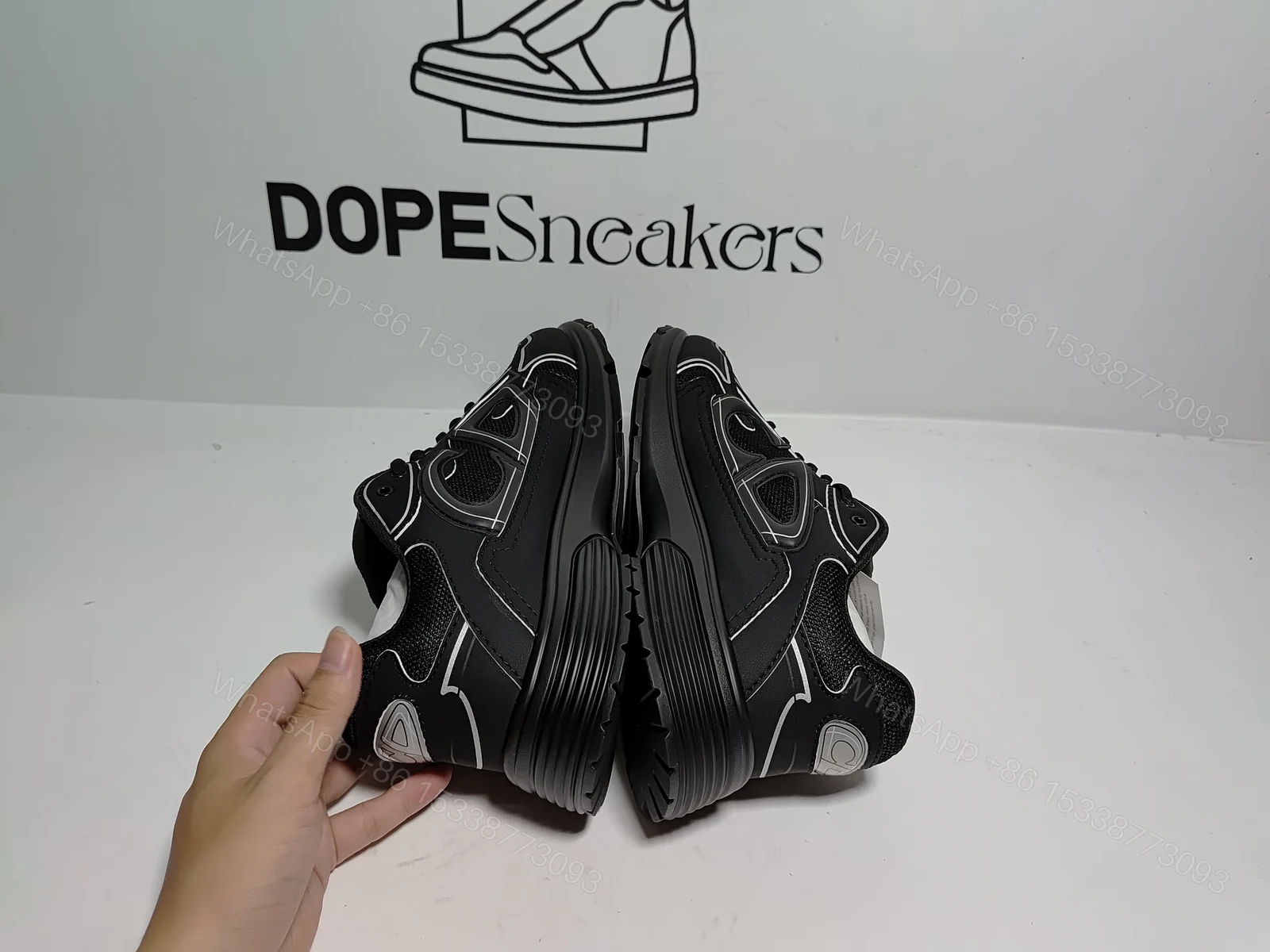 View 8 of Dior B30 Triple Black 3SN279ZRF_H900 (Reflective)
